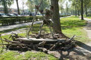 Surferstatue in Podersdorf